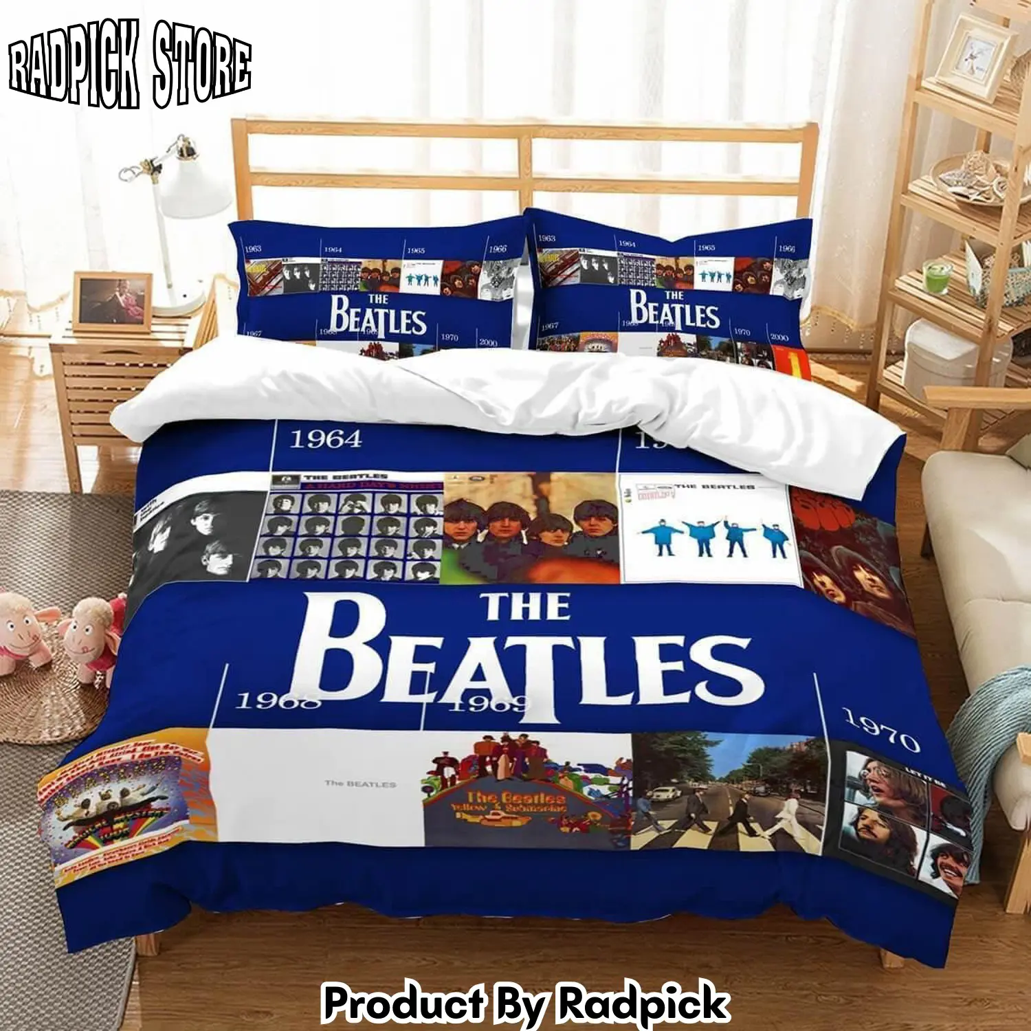 Radpick 3d customize the beatles bedding set duvet cover set bedroomset bedlinen rp3278975